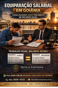 Trabalhador em Goiânia analisando diferença salarial com advogado trabalhista