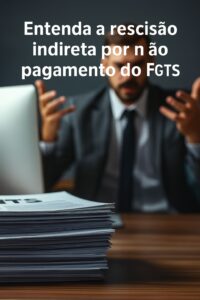 Entenda a rescisão indireta por não pagamento do FGTS