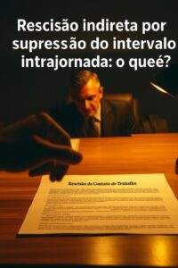 Rescisão indireta por supressão do intervalo intrajornada: o que é?