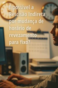 É possí­vel a Rescisão Indireta por mudança de horário de Revezamento para Fixo?
