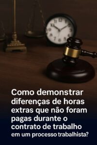 Como demonstrar diferenças de horas extras que não foram pagas
