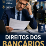 Bancário trabalhando em agência em Goiânia com dúvidas sobre direitos trabalhistas