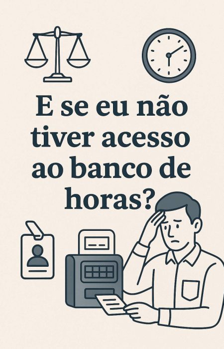 Imagem ilustrativa sobre acesso ao banco de horas na CLT