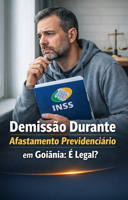 Trabalhador afastado pelo INSS preocupado com demissão em Goiânia