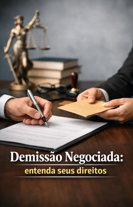 acordo de demissão negociada entre trabalhador e empresa