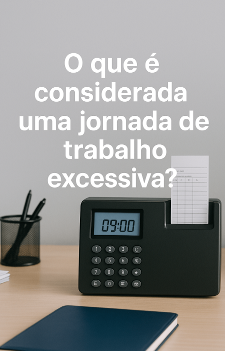 Imagem de capa sobre jornada de trabalho excessiva na legislação trabalhista